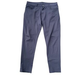 LEG3ND Men Gray Flat Front Chino Pants Size Large 36x30‎ Polyester